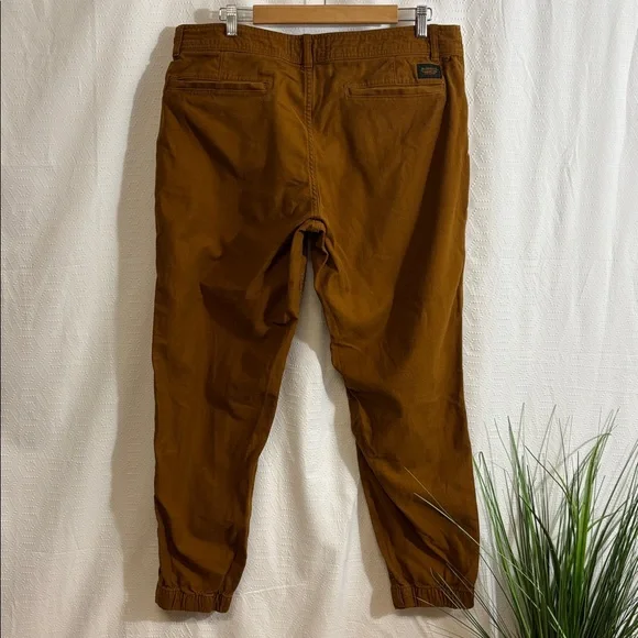REI CoOp Pants Men's 36x32 Brown Orange Trailsmith Jogger Double Knee Hiking - Picture 5 of 6